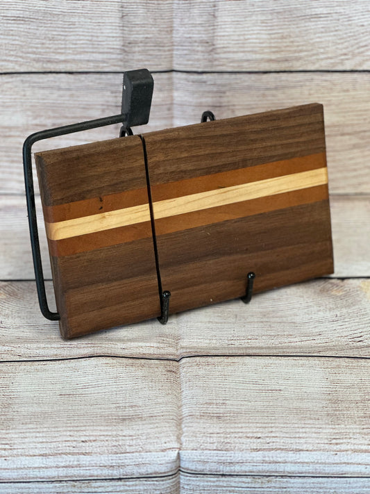 Walnut w/ mahogany and maple Cheese Slicer