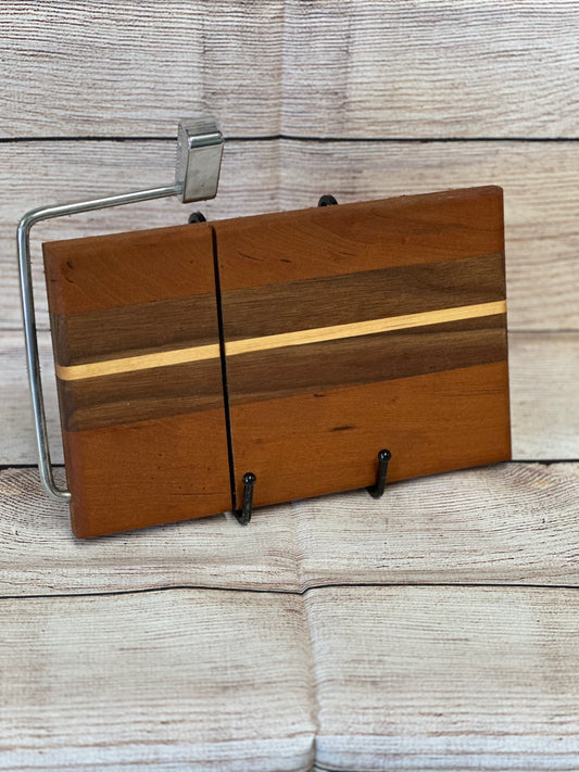 Cherry w/ Walnut & Maple Cheese Slicer